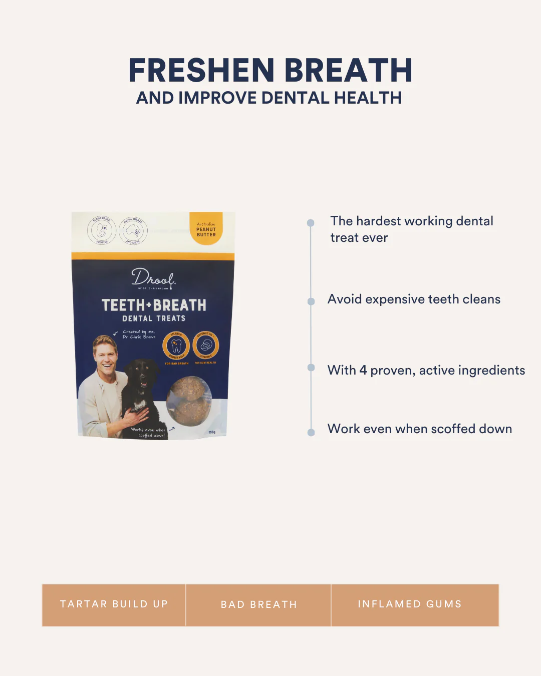 Teeth + Breath Dental Treat Peanut Butter - Image 5